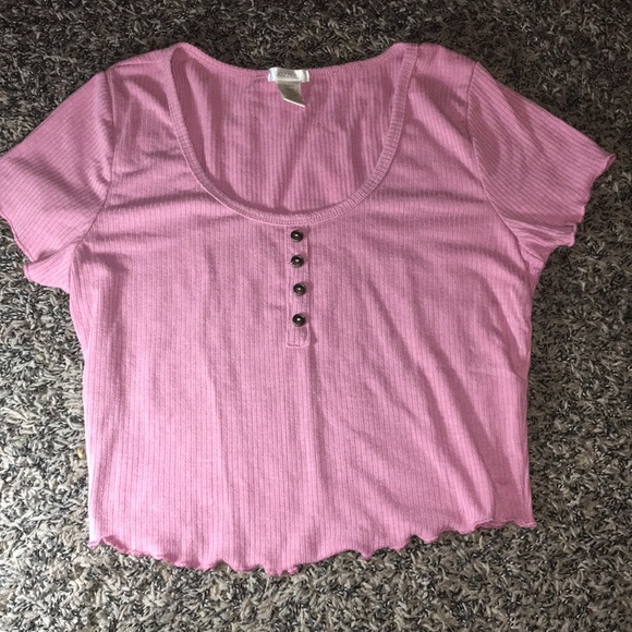 Pink cropped pj set - Picture 4 of 6